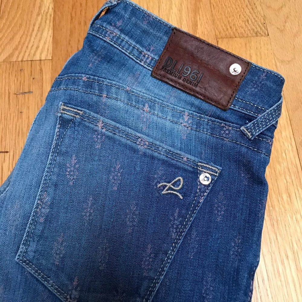 DL1961 printed Amanda Skinny Jean